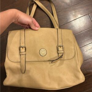 Tan Ralph Lauren Leather Purse